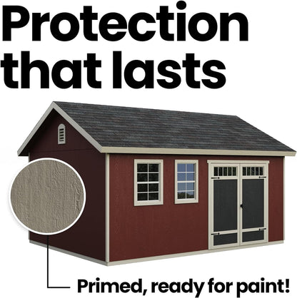 Handy Home Products Scarsdale 12x16 Do-it-Yourself Wooden Storage Shed with Floor - view 7