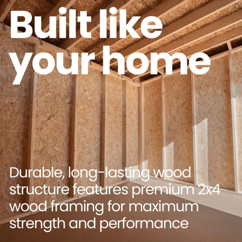 Handy Home Windemere 10x12 Storage Shed - view 7