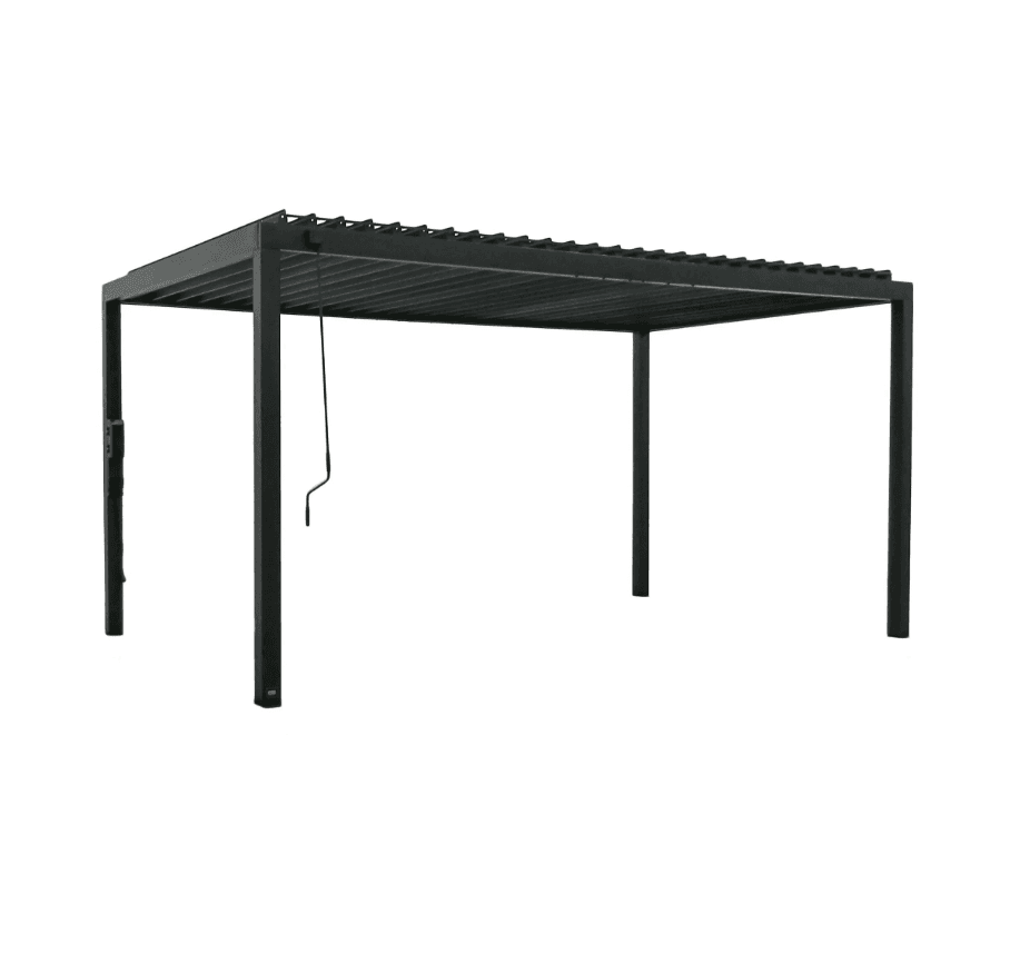 Backyard Discovery Sarasota 16 ft x 10 ft Galvanized Steel Louvered Pergola - view 6