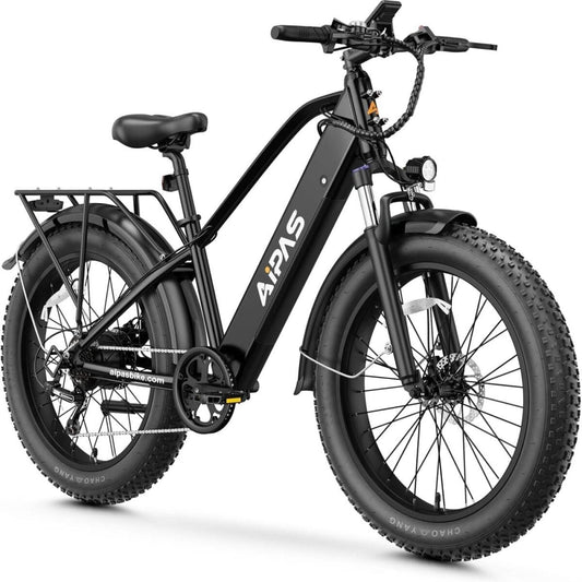 Aipas M2 Xterrain Electric Bike - Matte Black | All-Terrain E-Bike with Powerful Motor