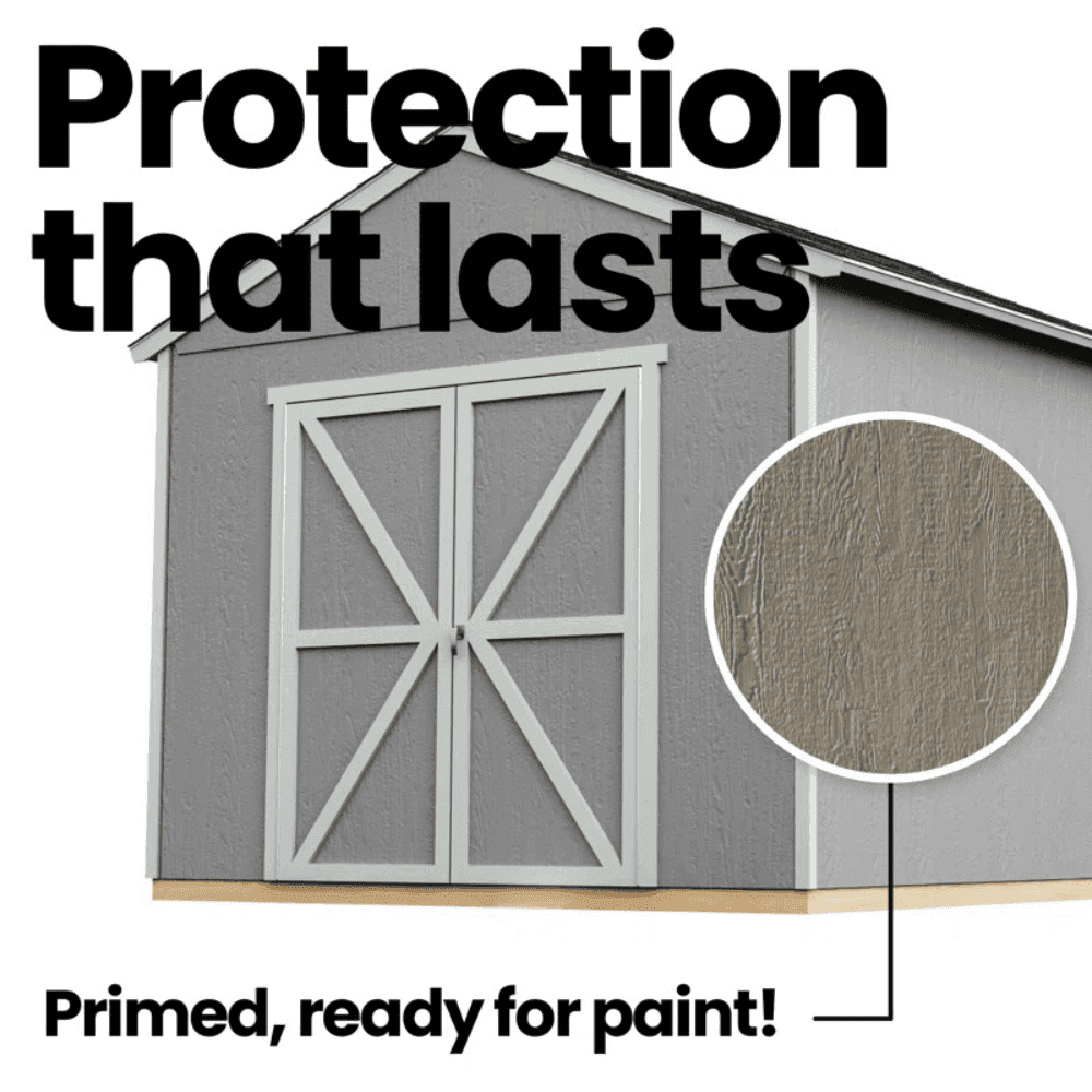 Astoria 12 ft. x 12 ft. Outdoor Wood Storage Shed - view 5