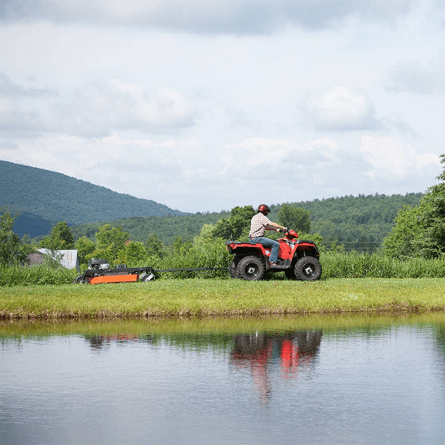 DR Field Brush Mower - 44 in Tow-Behind Brush Cutter