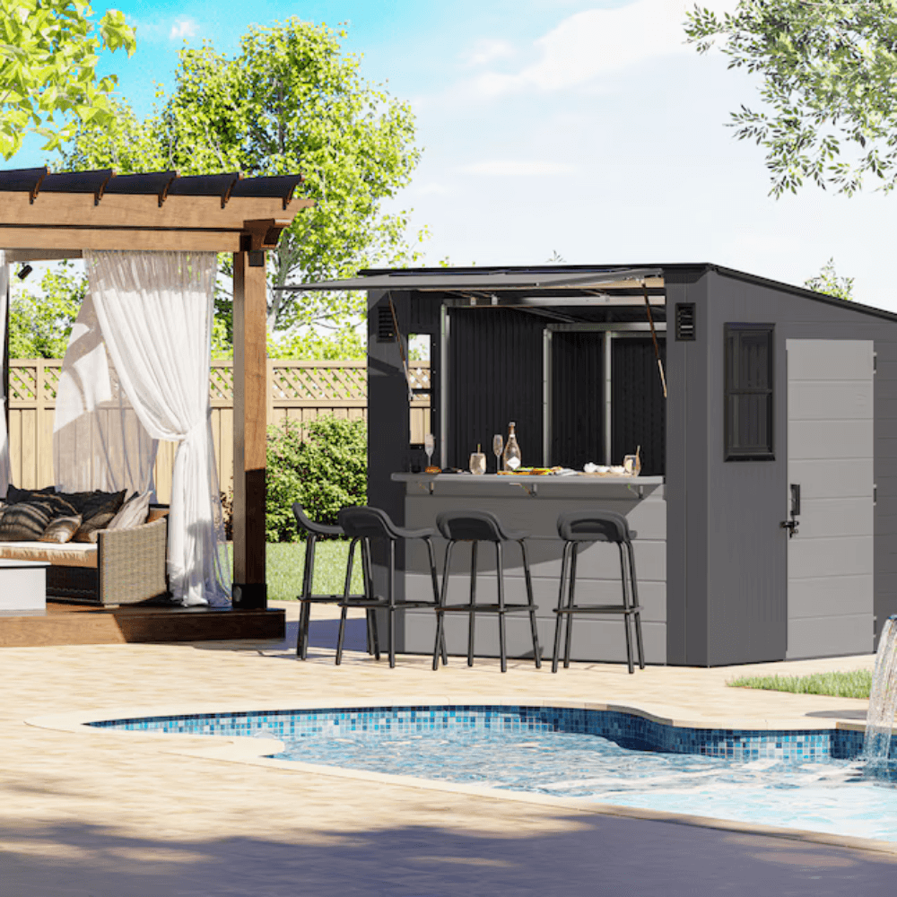 Suncast 8-ft x 7-ft Resin Shed (Floor Included) - view 6