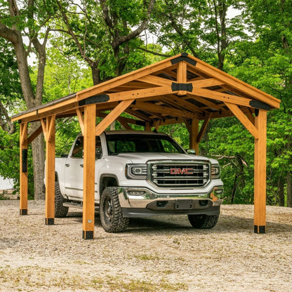 Backyard Discovery 20 ft x 12 ft Norwood Carport Gazebo - view 2