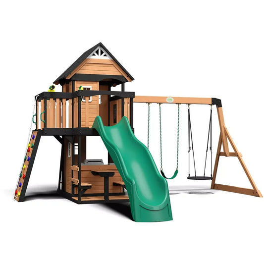 Backyard Discovery Canyon Creek Swing Set - Play Equipment