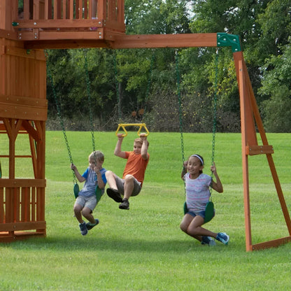 Backyard Discovery Skyfort II Swing Set - Play Equipment - view 3