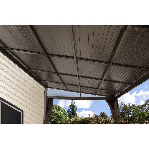 Sojag 10 x 12 ft. Portland No.53 Wall Gazebo Steel Roof - view 5