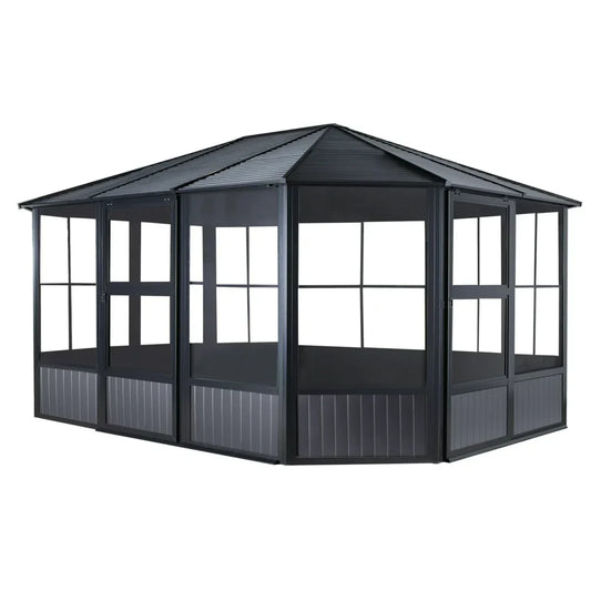 Sojag Charleston Solarium 12 x 15 ft - Gazebo
