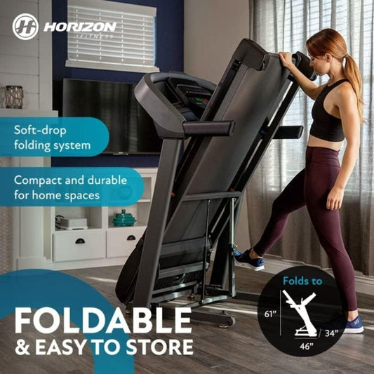 Horizon Fitness T101 Treadmill - Fitness Equipment