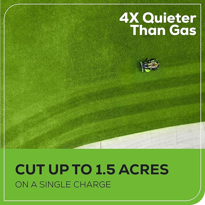Greenworks 60V 42 Electric CrossoverZ Zero Turn Mower with 8 Ah Batteries and Dual Port Turbo Chargers - view 5