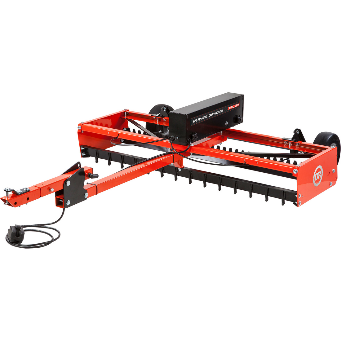 DR PRO 60 Power Grader - 60 in Width - Powered Remote Depth Control - Tow Behind ATV, UTV, or Garden Tractor - Road and