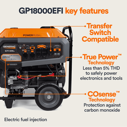 Generac 7706 Gas Powered Portable Generator 49st - view 5