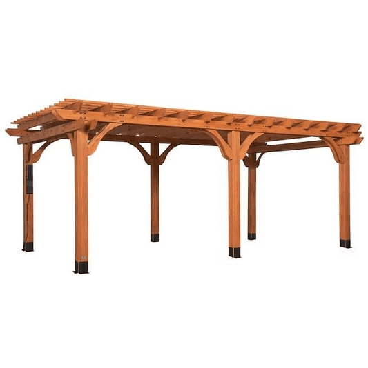 Backyard Discovery Beaumont Pergola 20 ft x 12 ft Premium Cedar