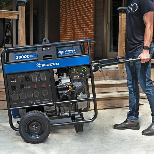 Westinghouse 28,000 Peak Watt Home Backup Portable Generator, Remote Electric Start with Co Sensor