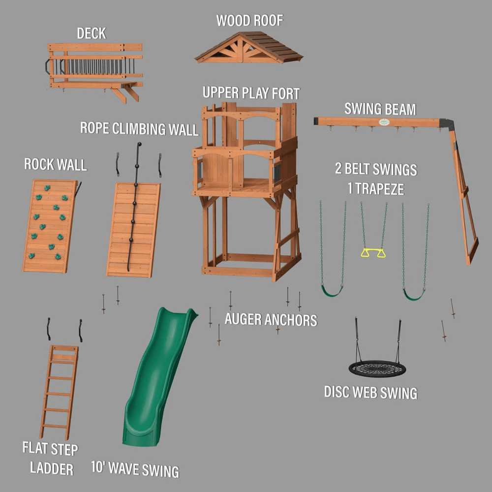 Sterling Point Swing Set - A Backyard Playground for Endless Adventure - view 2