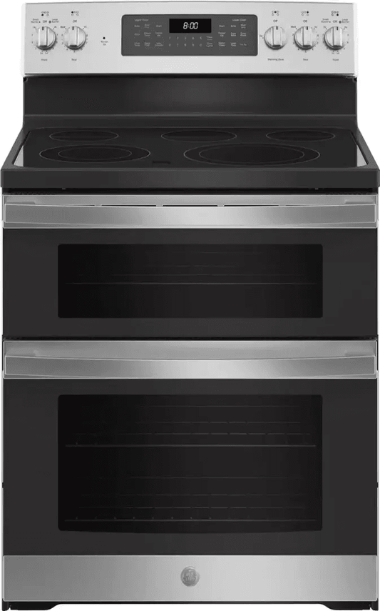 Whirlpool 6.7 Cu. Ft. Electric Double Oven Range with True Convection Cooking - Stainless Steel 1