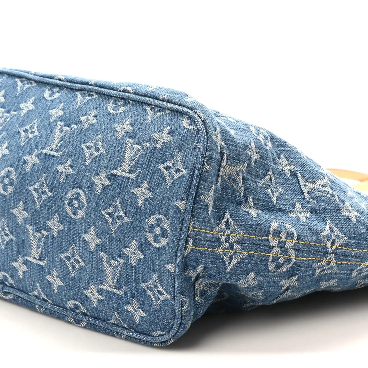 Monogram Denim Neo Neverfull MM Blue - Handbag - view 8