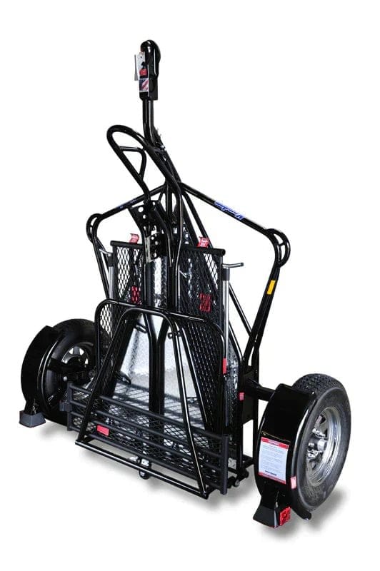 Single Stand-Up Motorcycle Trailer - view 2